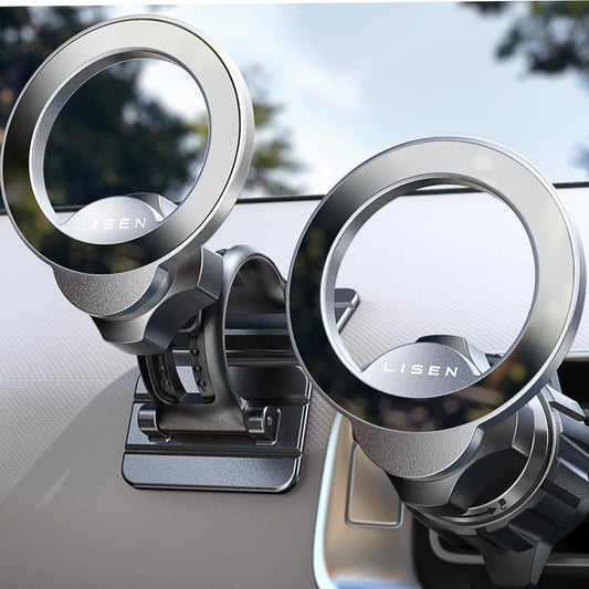 for Magsafe Car Mount [2025 Ultra] Magnetic Phone Holders for Your Car 360 Dashboard Vent Phone Mount for Truck Garmin GPS Car Accessories for Women Men Fit Iphone 16 15 14 13 12 Pro Plus,Black